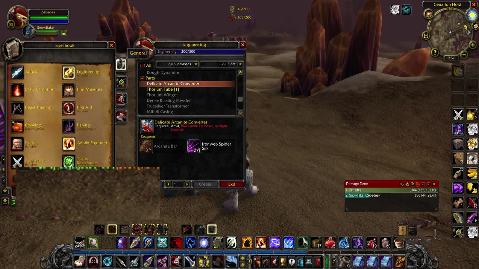 World of Warcraft Classic Hunter Going Strong in the desert