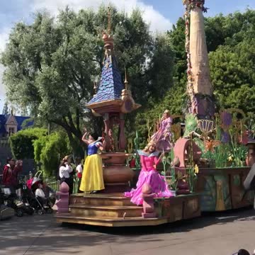 Princess Float-Rapunzel Theme- DisneyLand 2019