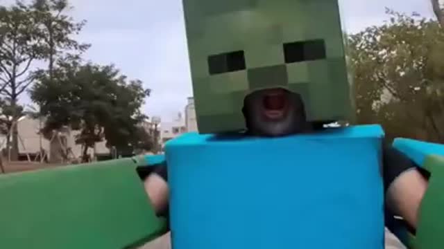 Minecraft Animation Dancing Baby Zombie #viral #viralvideo