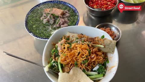 Mixed noodles in Vietnam