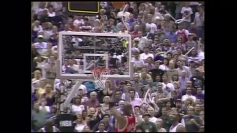 Michael Jordan - The last shot
