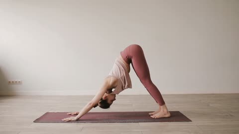 Gym yoga fitness exercise at home part 4