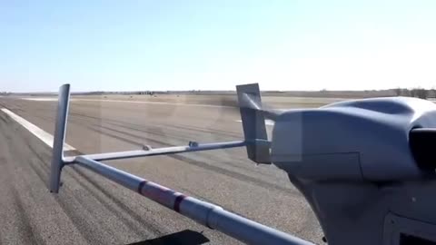 Footage of the use of the Russian drone "Orlan" during a special operation in Ukraine