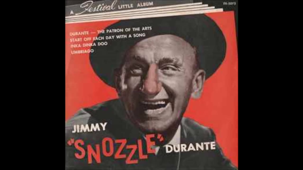 Ronnie Drew on Jimmy Durante (John Bowman)