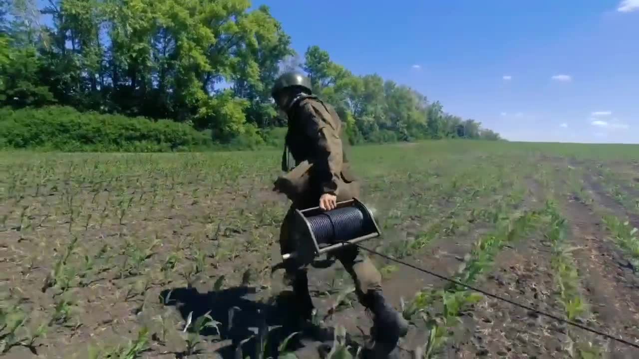 The Russian BM-30 Smerch rocket launcher.