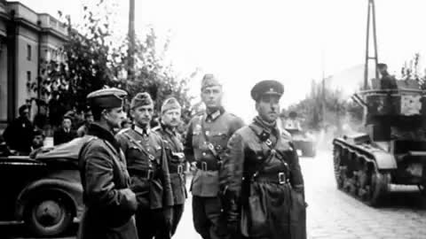 Fotos do desfile Nazi-Soviético em Brest 1939