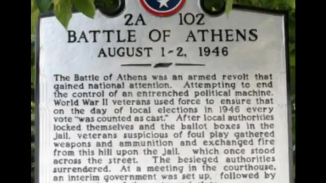 Battle of Athens Tennessee Election Fraud