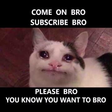sub bro? 🥹😂