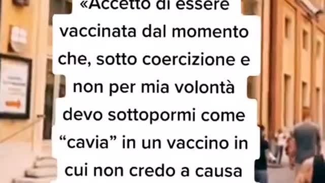 A GENOVA ALTRE QUATTRO PERSONE SEGUONO L’ESEMPIO DELL’INSEGNANTE