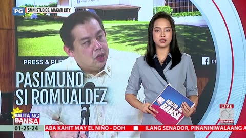 Sen. Pimentel, itinuturong pasimuno sa signature campaign si Speaker Romualdez ayon sa mga ulat