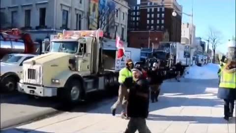 First truckers arrived in Ottawa