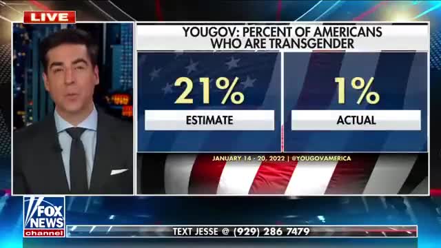 Percentage of Gay and Transgenders in USA