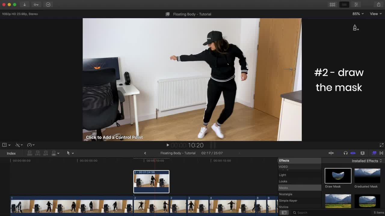 Tutorial on how to Make Body Floating