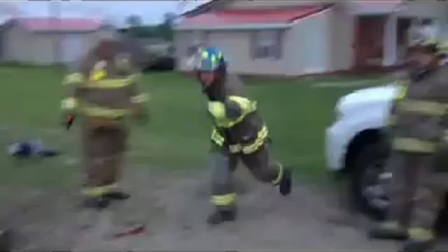 Failed drop kick of a car door.