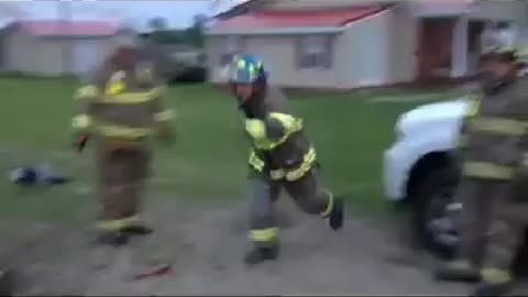 Failed drop kick of a car door.