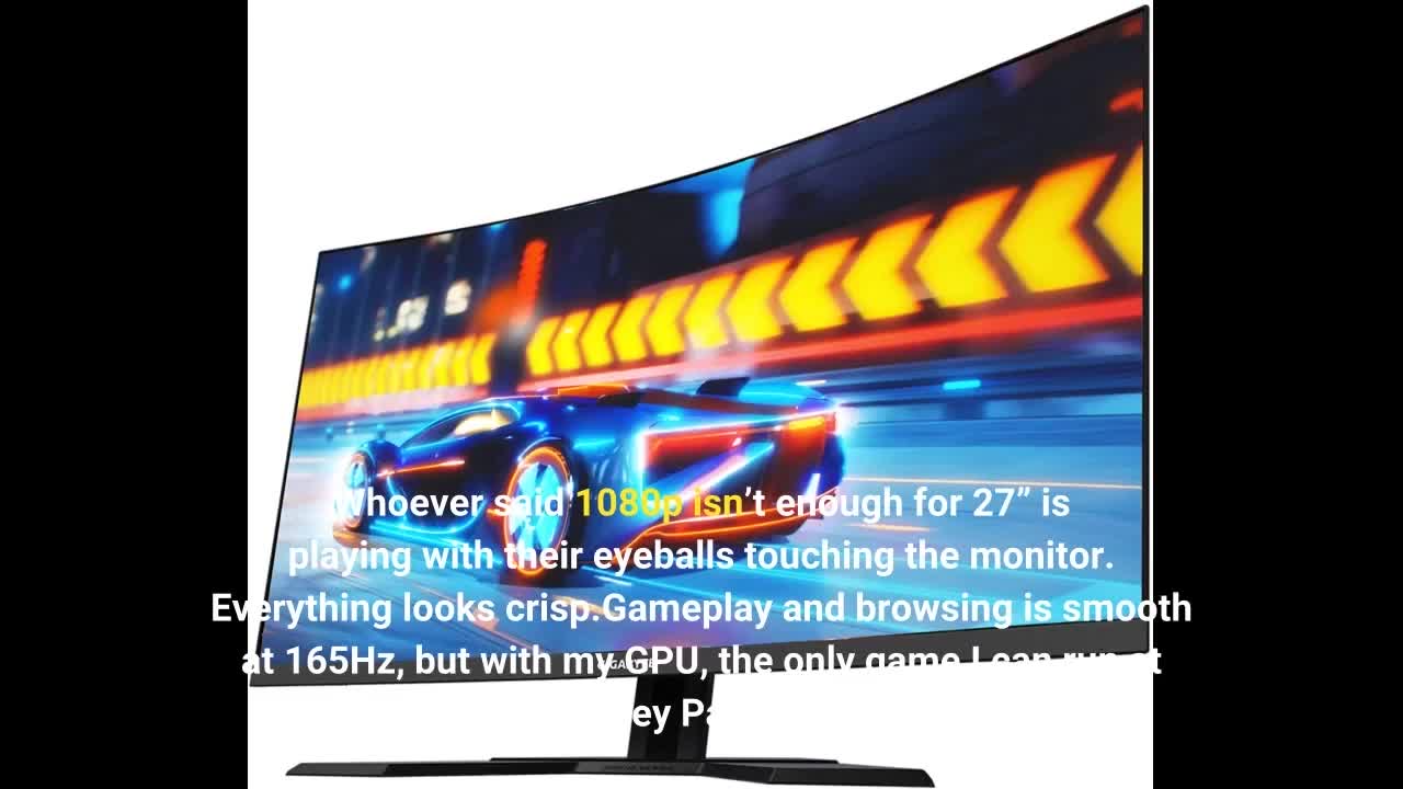 Review: GIGABYTE G32QC 32" 165Hz 1440P Curved Gaming Monitor, 2560 x 1440 VA 1500R Display, 1ms...