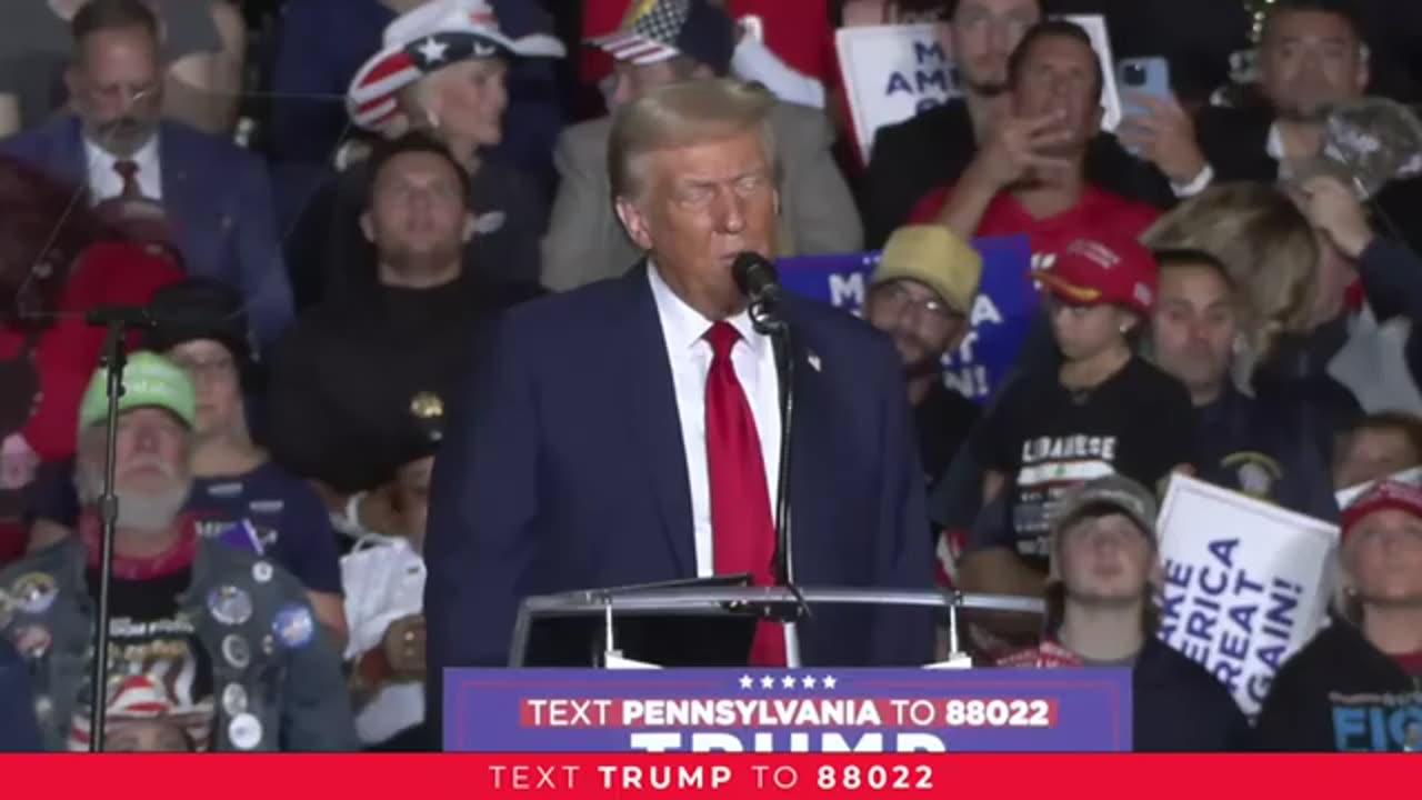 Donald Trump Rally Allentown Pennsylvania 10/30/24