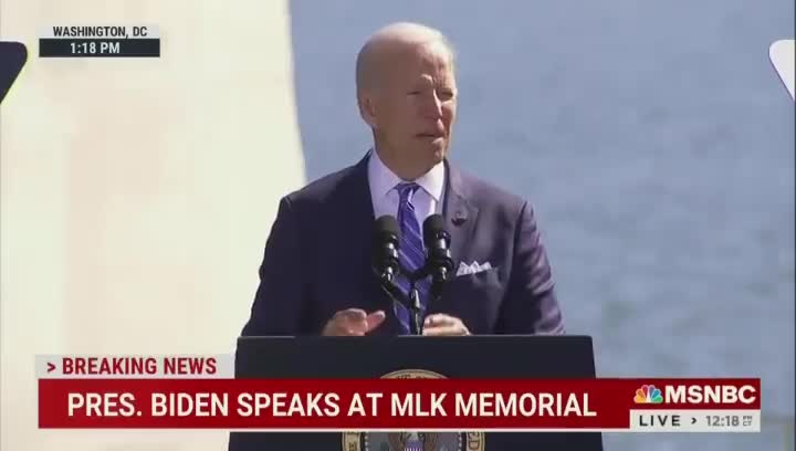 Biden: “Domestic terrorism from white supremacists is the most lethal terrorist threat in the homeland.”