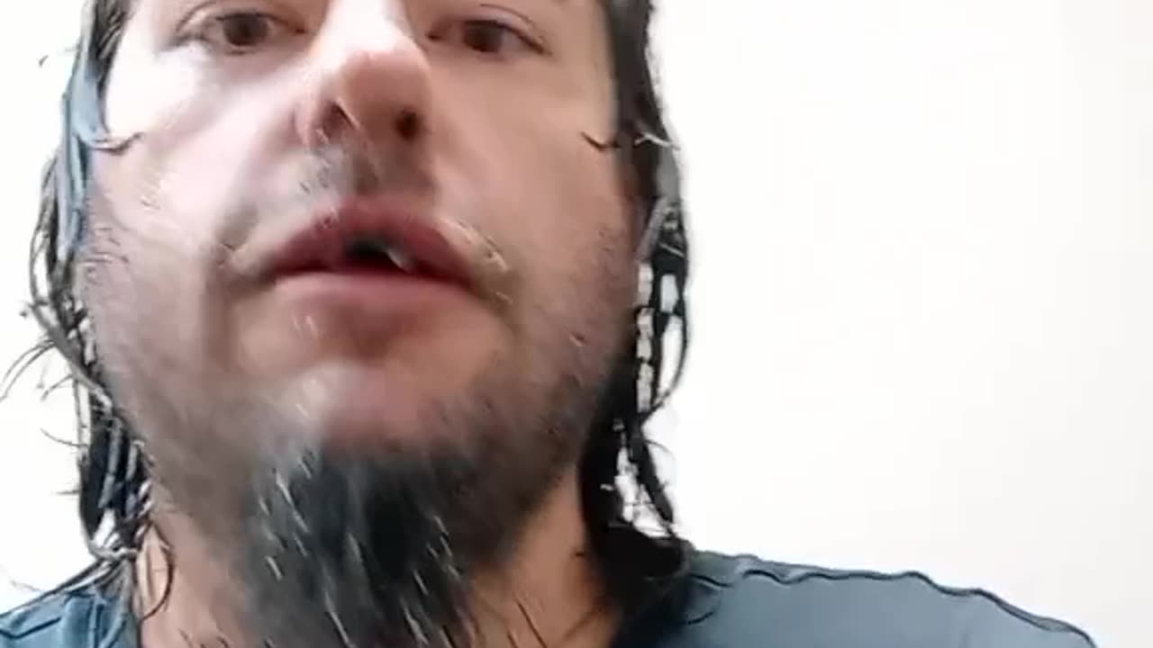 Haha rode to work on my bike got wet cuz of the rain!