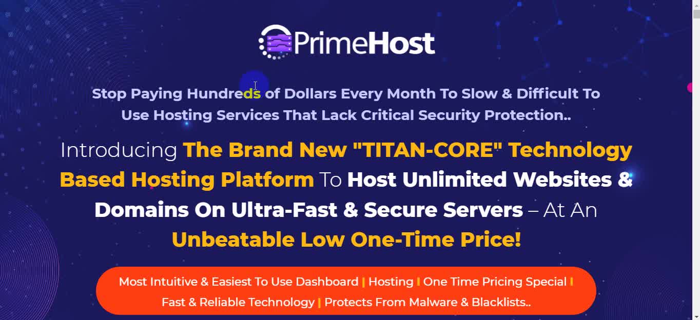 PrimeHost Review + Bonuses🔥 The Brand New "TITAN-CORE" Technology Based Hosting Platform!