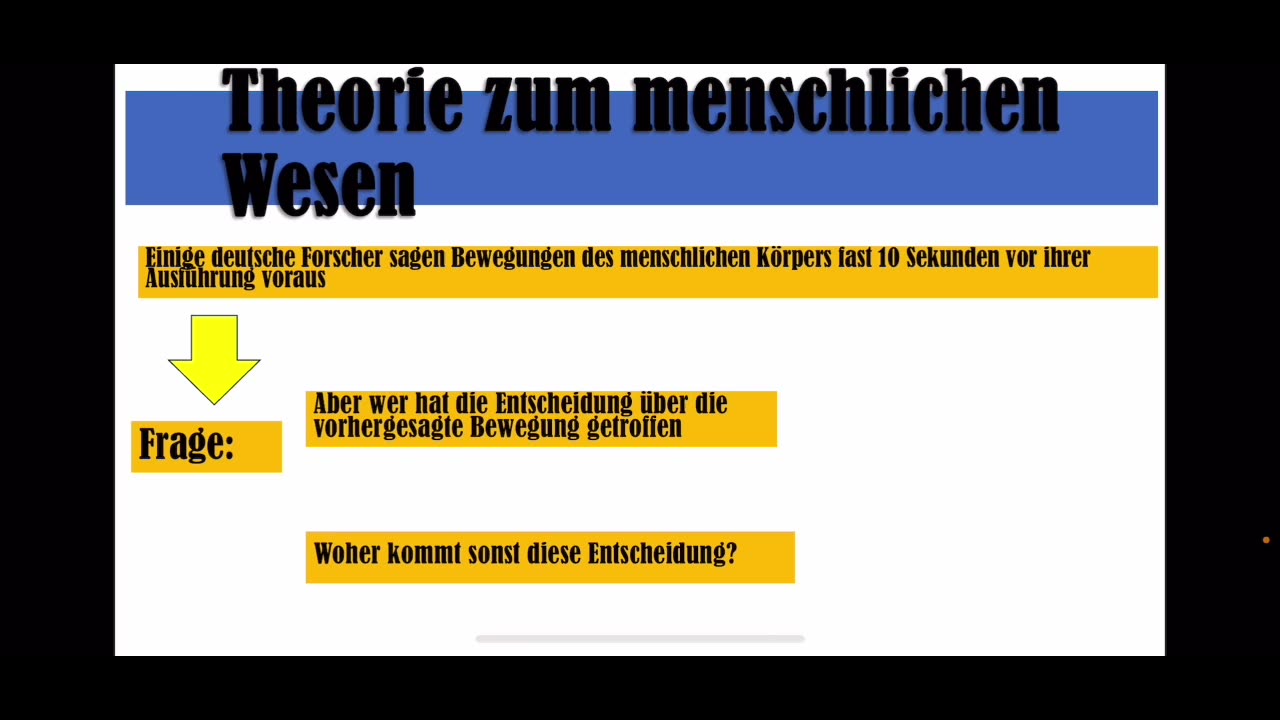 Was ist der Mensch? Einführungsfragen: 4/4