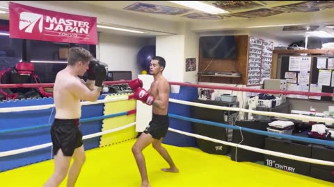 sneako sparring in tokyo