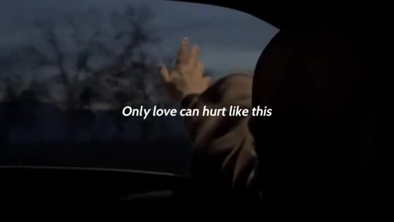 Only love can hurt like this