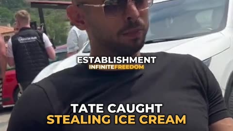 Tate's ice cream theft in Spain 🤣