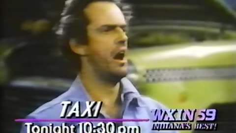 August 1987 - WXIN Movie Bumper & 'Taxi' Promo with Reb Porter Voiceover