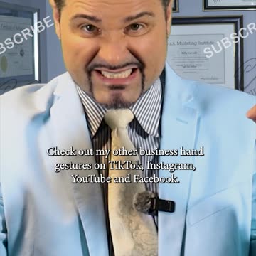 Business hand gestures! This one means "Ok"