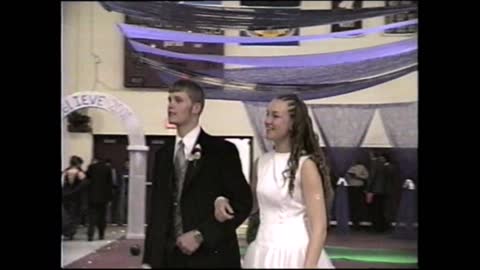 2000-01 WPHS Vids 127 Prom 093 Grand March Couple 66 by Glenn Strader