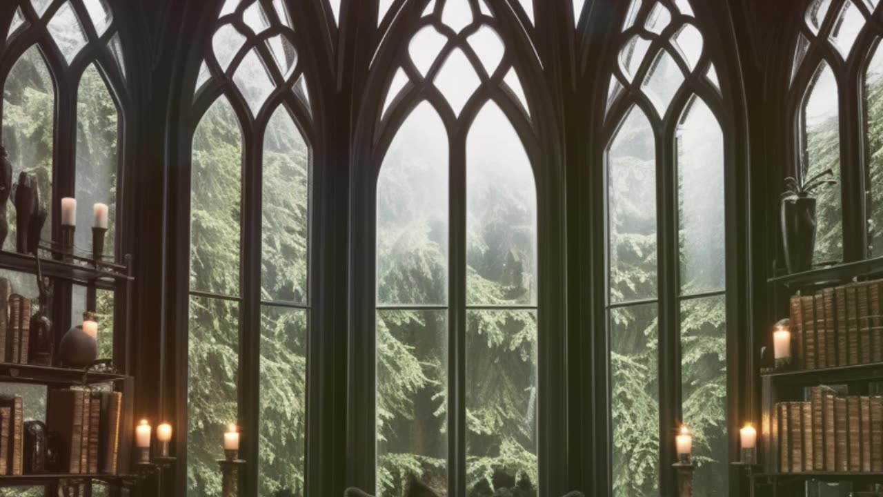 Gothic Interior Design | Black Interior | Gothic House | Digital Art | AI Art #gothicinterior
