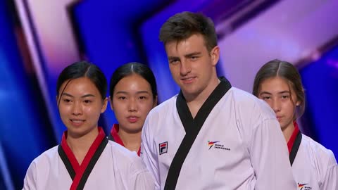 Golden Buzzer_ World Taekwondo Demonstration Team Shocks the Judges - America's Got Talent 2021