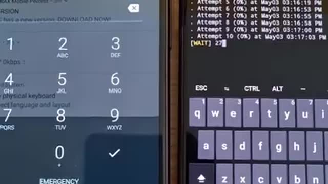 How to unlock Android PIN protected lock screen with optimized PIN list