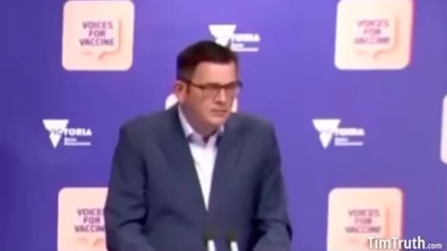 Official apartheid announcement by Victoria Premier Dan Andrews, October 2021