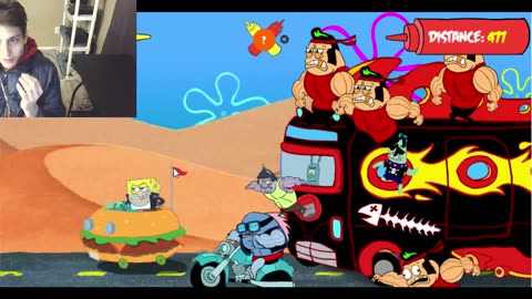 SpongeBob SquarePants MadBob WarriorPants Video Game Level 2 Walkthrough Gameplay