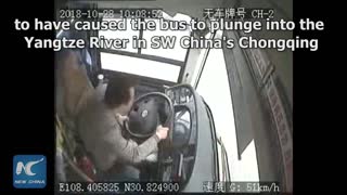 Fight between passenger & driver blamed for deadly China bus plunge