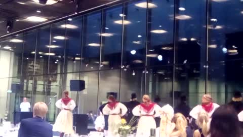 Estonia folk dance at the Estonian National Museum tour