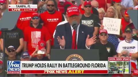 Trump - We're never going to lock down again!
