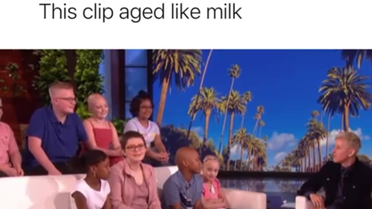 Ellen DeGeneres offering up handicap kids to Diddy on live TV…