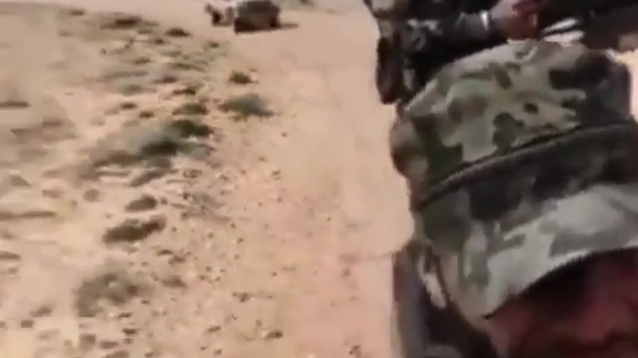 Palestinian being killed and his smile drops.