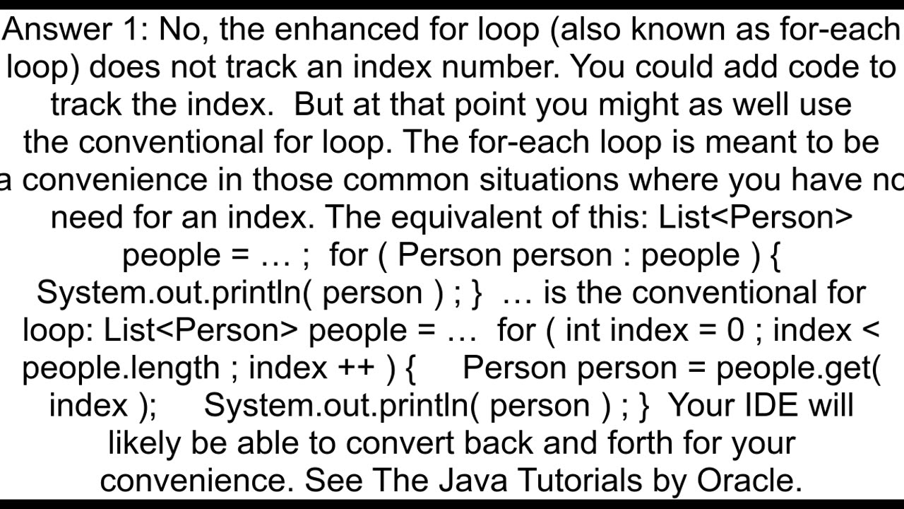 Increment to next List object inside for loop