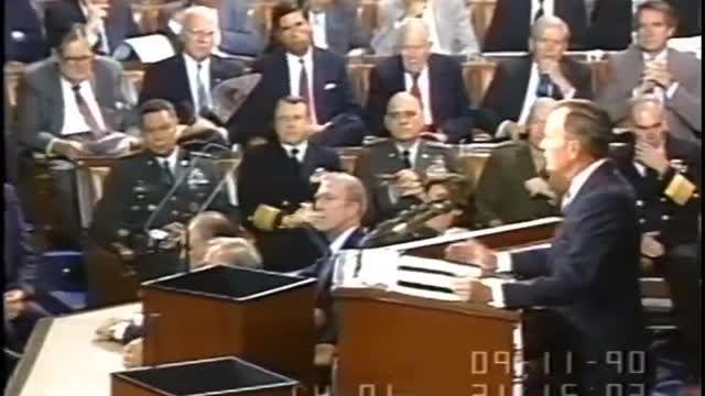 George W. Bush, 11 settembre 1990 Nuovo Ordine Mondiale