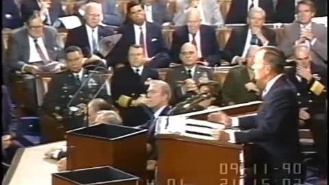 George W. Bush, 11 settembre 1990 Nuovo Ordine Mondiale