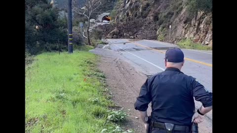 Terrifying Malibu Mudslide Forces