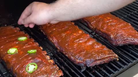 235_Jalapeño Watermelon BBQ Ribs #shorts