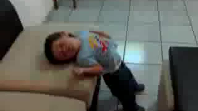 American Funny Video Funny baby wants to sleep