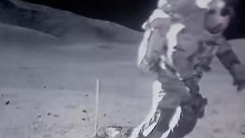 Moon footage, sped up