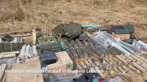 Attached is footage of the weapons that were located and confiscated: