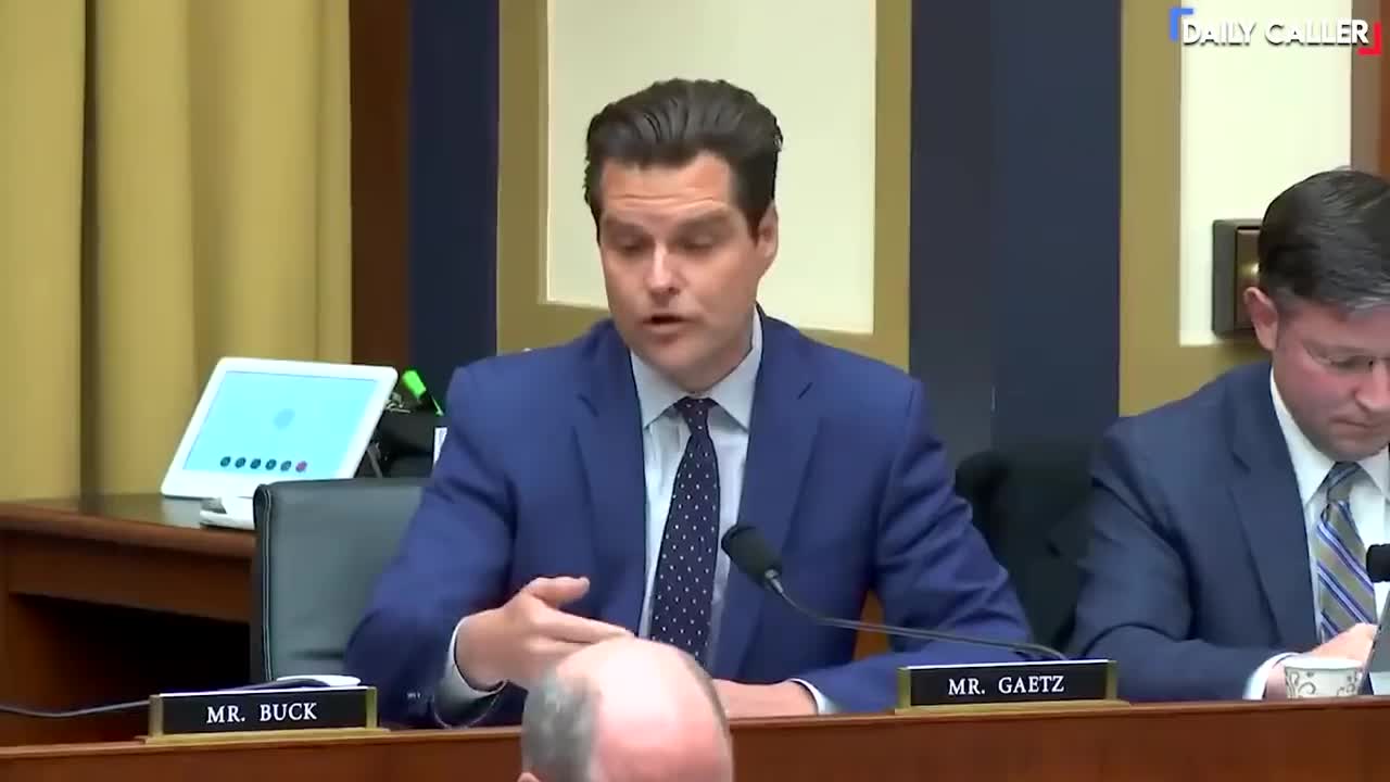 Matt Gaetz Submitting The Contents of Hunter Biden's Laptop Into The Official Record